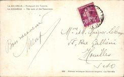 VINTAGE POSTCARD La Rochelle Walk of Tamaris Boat