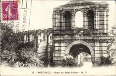 CPA Bordeaux Ruines du Palais Gallien