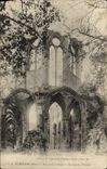 VINTAGE POSTCARD Ourscamp Old Ruins Abbey of the Apse