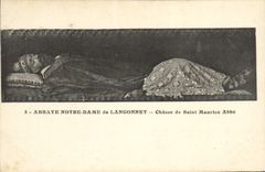 CPA Abbaye Notre Dame de Langonnet Chasse de Saint Maurice Abbe