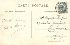 VINTAGE POSTCARD Park of Versailles Basin of Neptune