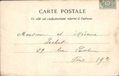 VINTAGE POSTCARD Marnes Park of Villeneuve the Pond