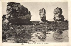 VINTAGE POSTCARD Royan Rocks of Valieres