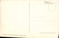 VINTAGE POSTCARD Rammed Interno del Battistero Fonte Battesimale