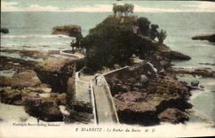 CPA Biarritz Le Rocher du Basta