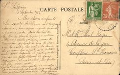 VINTAGE POSTCARD Holy Supice de Favieres the Lane in Grimace