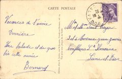 CPA La roche d'Oetre profil humain