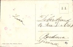 Interruptores de Chamonix de la POSTAL de la VENDIMIA grueso y ferrocarril de Montenvers