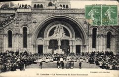 POSTAL de la VENDIMIA pesada la procesión del sacramento bendecido