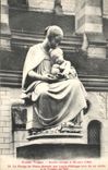 CPA Grande Trappe La vierge du Preau