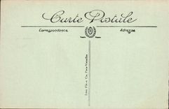 Paladar de Avignon de la POSTAL de la VENDIMIA del patio de papas Main