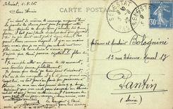 POSTAL Estrasburgo de la VENDIMIA el reloj de Asrronmique de la catedral