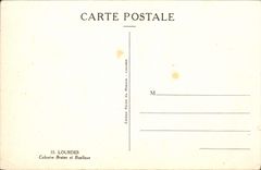 Martirio bretón pesado y basílica de la POSTAL de la VENDIMIA