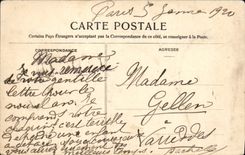 VINTAGE POSTCARD Palate De Fontainebleau Cabins of Work of Napoleon 1st