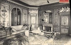 CPA Palais De Fontainebleau Boudoir de Marie Antoinette