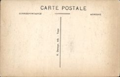 VINTAGE POSTCARD Chenonceaux the Castle Living room Louis XIII