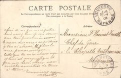 VINTAGE POSTCARD Bayonne Cloisters Seen interior