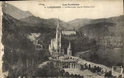 POSTAL Bailique pesado de la VENDIMIA visto del castillo fuerte