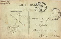 POSTAL Bailique pesado de la VENDIMIA visto del castillo fuerte