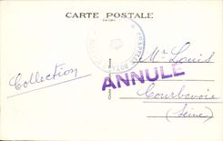 VINTAGE POSTCARD Dreux Vault Saint Louis Seen from in the park