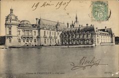 CPA Chateau De Chantilly Cote Ouest