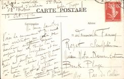 VINTAGE POSTCARD Interior Troyes De I' Eglise Saint Nicolas