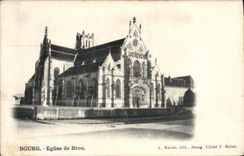 CPA Bourg Eglise De Brou