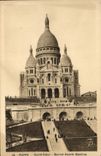 VINTAGE POSTCARD Paris Crowns Montmartre Heart