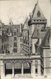 CPA Chateau De Pau Portiques Et La Cour D'Honneur