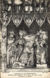 Catedral de la POSTAL de la VENDIMIA de Chartres por la adoración de Jean Soulas de unos de los reyes magos