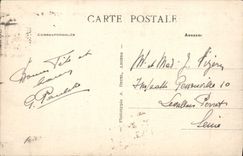 El efecto de la POSTAL de la VENDIMIA Sables d'Olonne agita en la fractura de paja