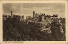 VINTAGE POSTCARD Alt und Grafendehan