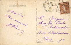 VINTAGE POSTCARD Nice Gardens Seen Of the Casino