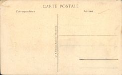 Burdeos de la POSTAL de la VENDIMIA la puerta de Caillau