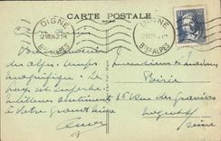 VINTAGE POSTCARD Surroundings Of Worthy Les Bains Clues De Saint Clement
