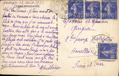 VINTAGE POSTCARD Cathedral Of Quimper the Frontage