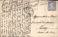 VINTAGE POSTCARD Vichy the Rosery