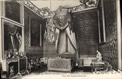VINTAGE POSTCARD Fontainebleau Old Room Of Pope VII