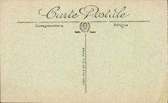 Paladar de Avignon de la POSTAL de la VENDIMIA de los papas Fresco Of la torre de la reunión de Garderobe de frutas