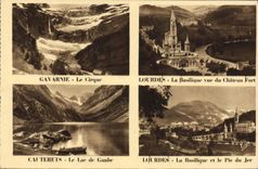POSTAL Gavarnie pesado Cauterets de la VENDIMIA