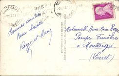 VINTAGE POSTCARD Monte Carlo Beach and the Cape Martin