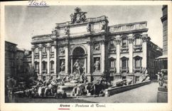 POSTAL Roma Fontana Di Trevi de la VENDIMIA