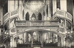 VINTAGE POSTCARD Holy Paris Etienne Of the Mount Jube of face