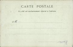 VINTAGE POSTCARD Small Andely Church Saint Saver the Nave