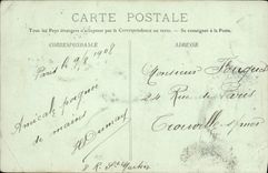 VINTAGE POSTCARD Paris the Park Heap the Monument De Gounod