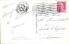 POSTAL MODERNA pesado la basílica y el pico de Jer