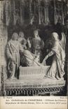 La POSTAL Cathedrale de la VENDIMIA de Chartres incluye el estribillo de la sepultura de Notre Dame Eleve de Jean Soulas