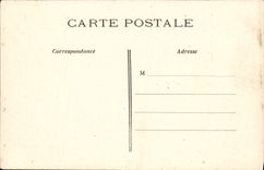 POSTAL París de la VENDIMIA una esquina del jardín de Tileries