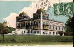 VINTAGE POSTCARD Paris the Observatory De Montsouris