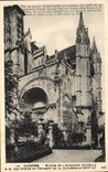 CPA Auxerre Ruines De L'Ancienne Chapelle Nd des Vertus et transept de la cathedrale
